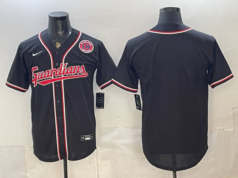 Men 2026 Cleveland Indians blank black Nike MLB Jersey 0621004->cleveland indians->MLB Jersey